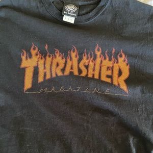Basic Flames Thrasher Tee (M)